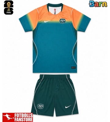 Australien Bortatröja Barn VM 2026 Kortärmad (+ Korta byxor)